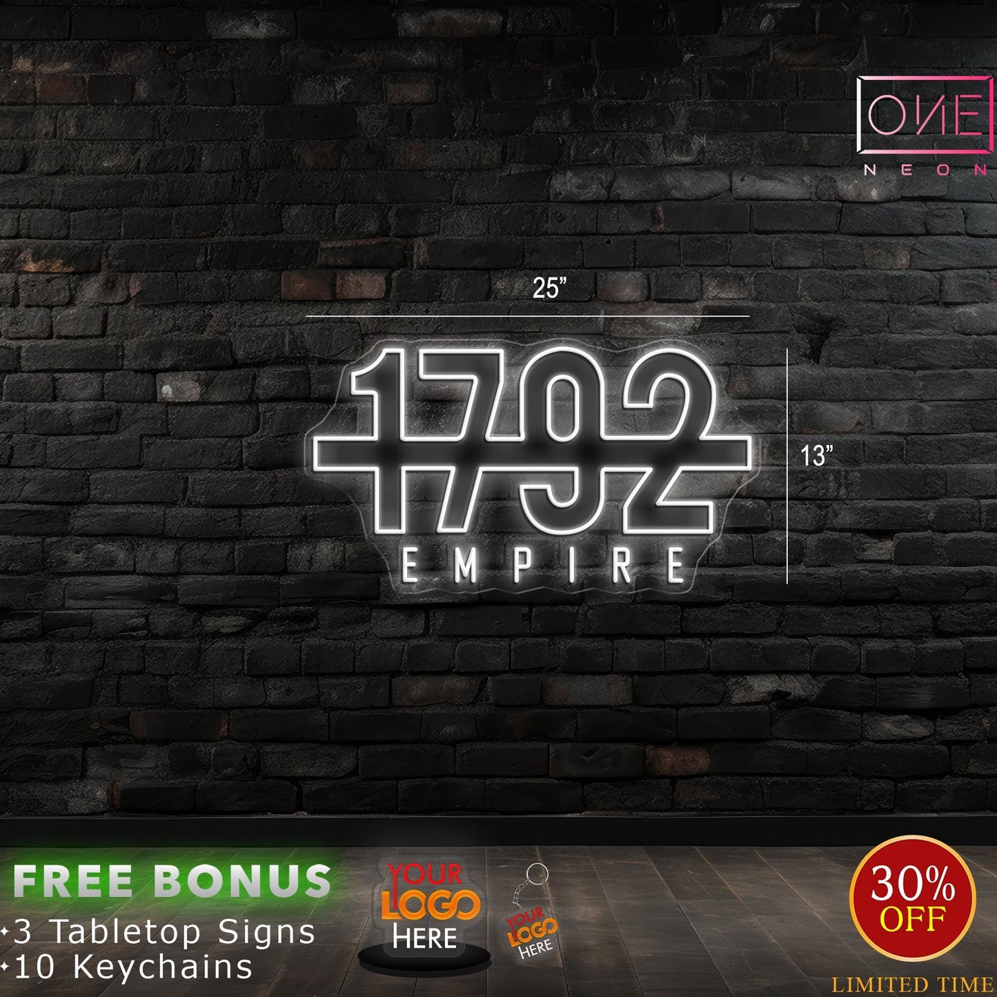 1792 EMPIRE | LED Neon Sign