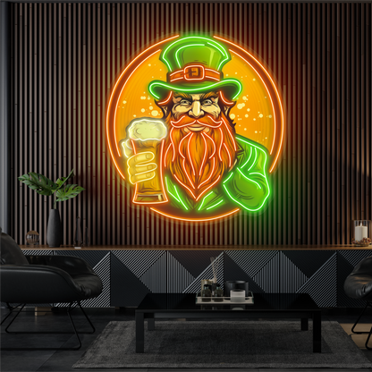Enseigne Néon LED "Leprechaun's Toast"