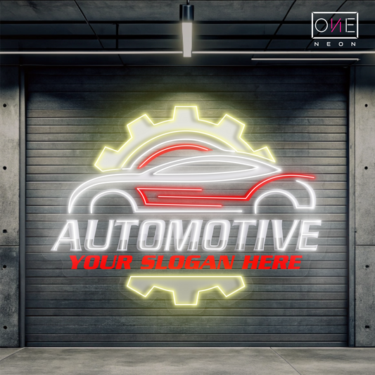 Enseigne Néon LED Artwork Auto Gearworks