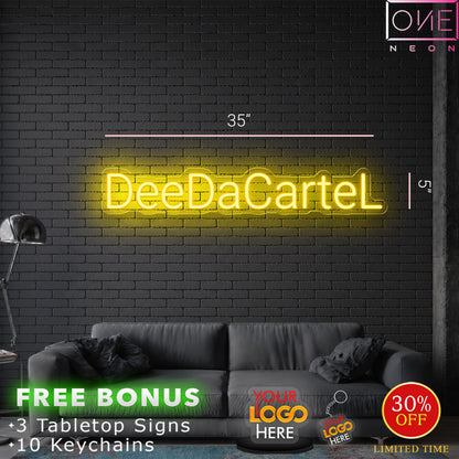 Deonte Arvie Custom Sign | LED Neon Sign
