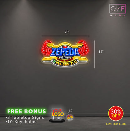 DJ ZEPEDA | 2 LED Neon Signs