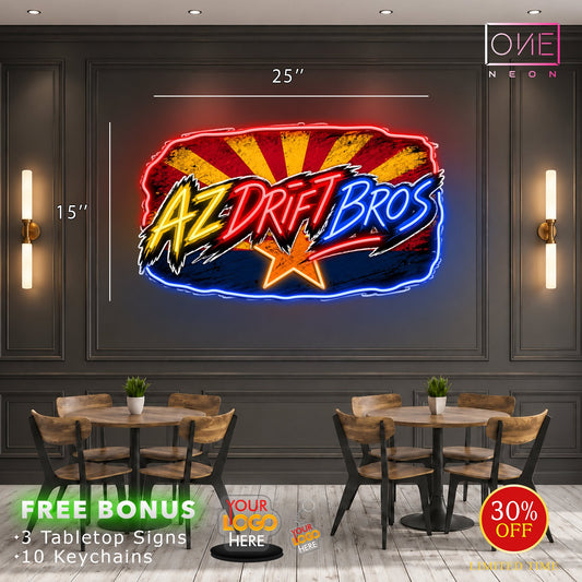 AZ DRIFT BROS| LED Neon Sign