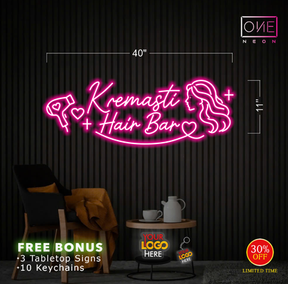 Hair Bar | LED Neon Sign