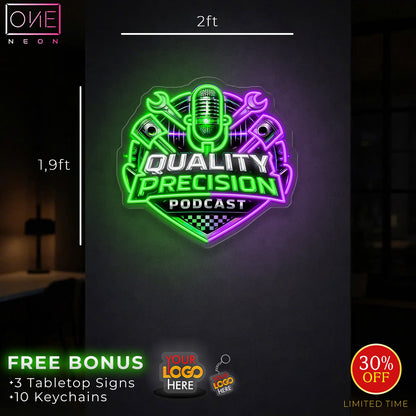 QUALITY PRECISON PODCAST | LED Neon Sign