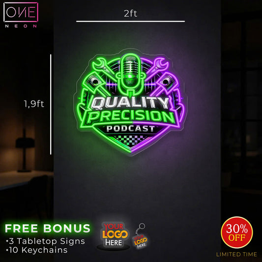 QUALITY PRECISON PODCAST | LED Neon Sign