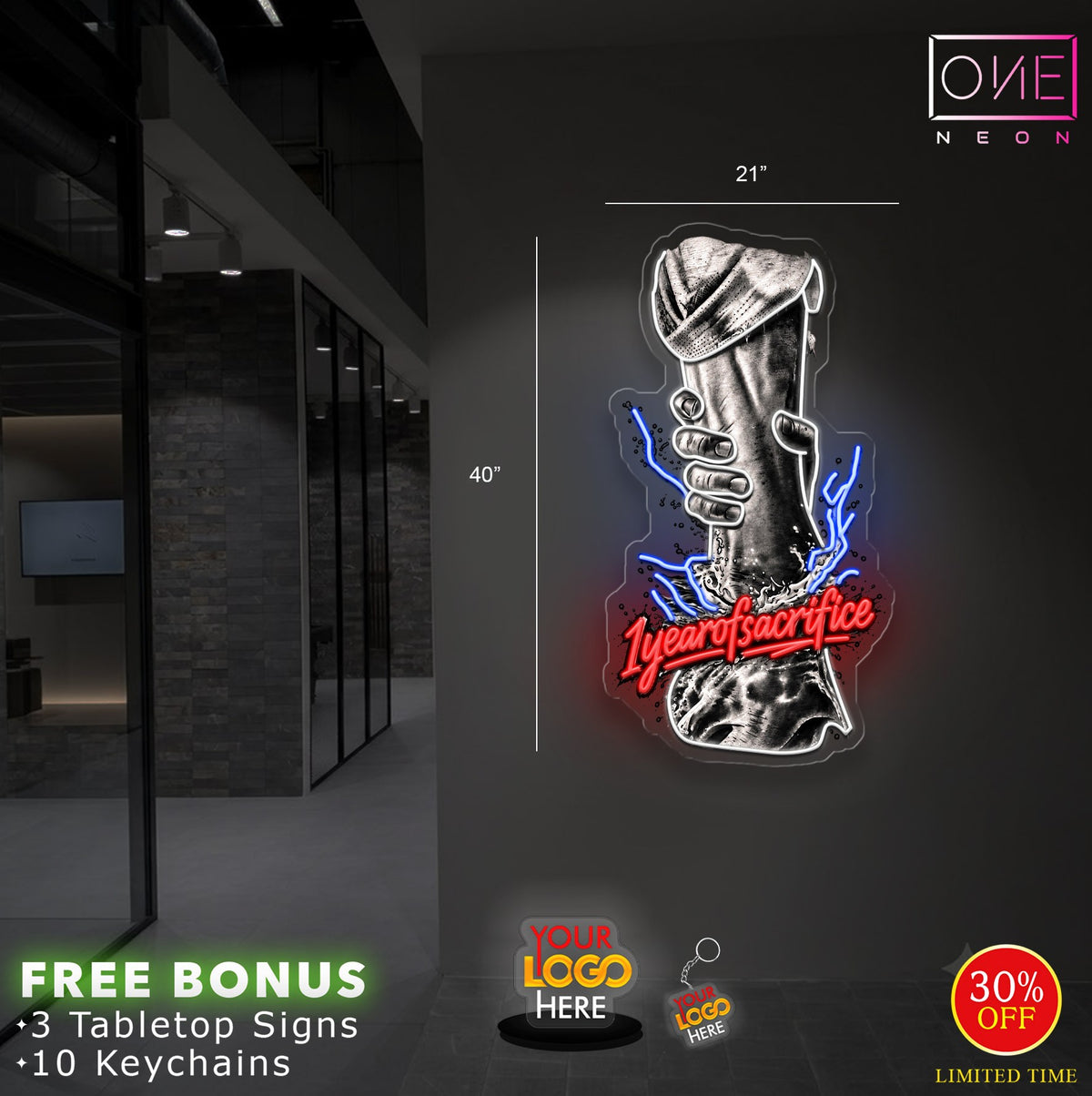 1yearofsacrifice | LED Neon Sign