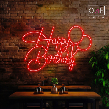 Joyeux Anniversaire Enseigne Néon