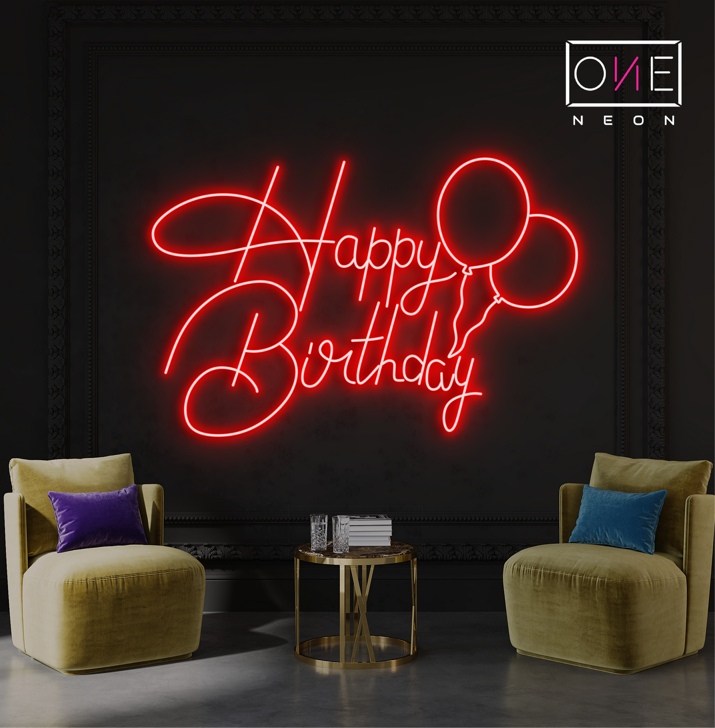 Joyeux Anniversaire Enseigne Néon