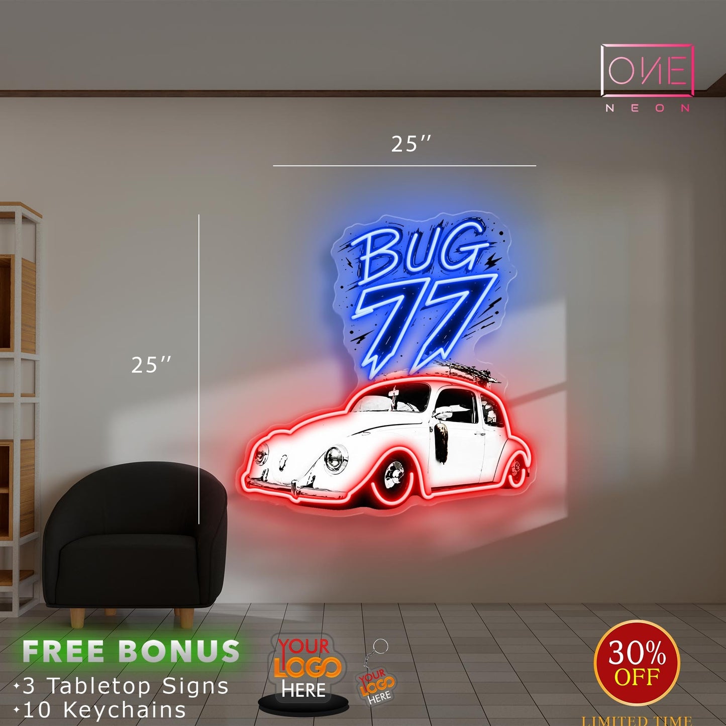 BUG 77 | LED Neon Sign