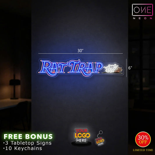 RAT TRAP | LED Neon Signs
