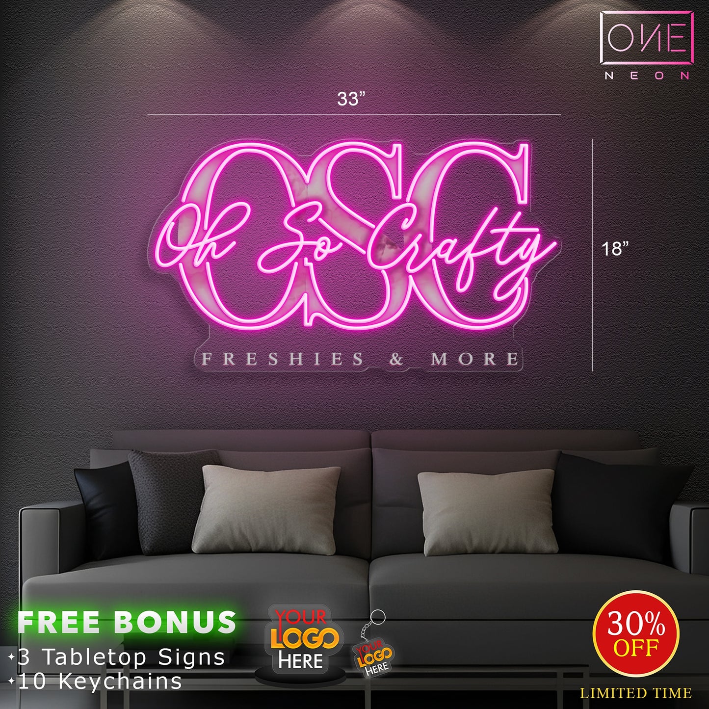 OSC Logo | LED Neon Sign