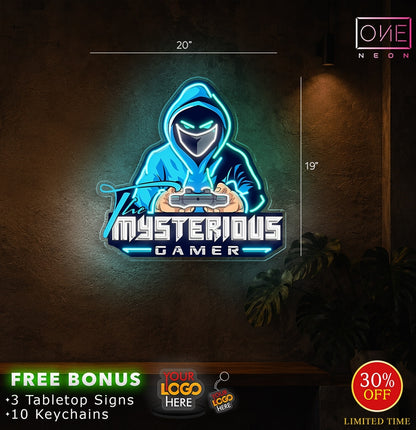 MYSTERIOUS GAMER | LED Neon Sign