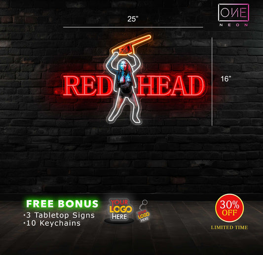RED HEAD | LED Neon Sign
