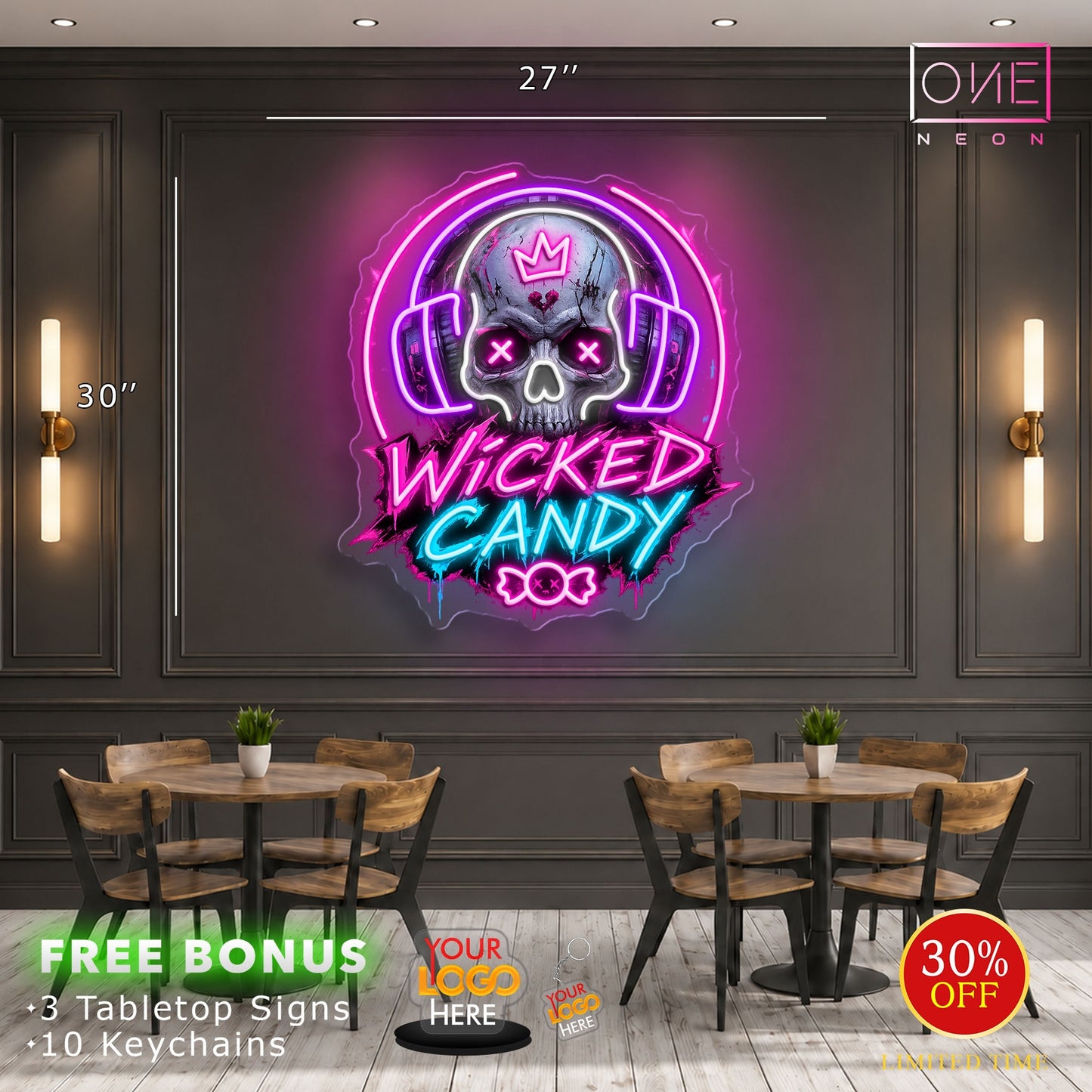 WICKED CANDY | LED Neon Sign