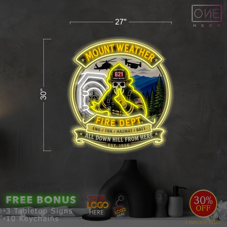 Enseigne néon LED œuvre d'art Tatoueur
