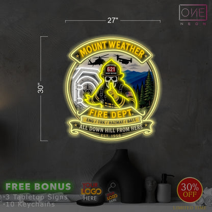 Enseigne néon LED œuvre d'art Tatoueur