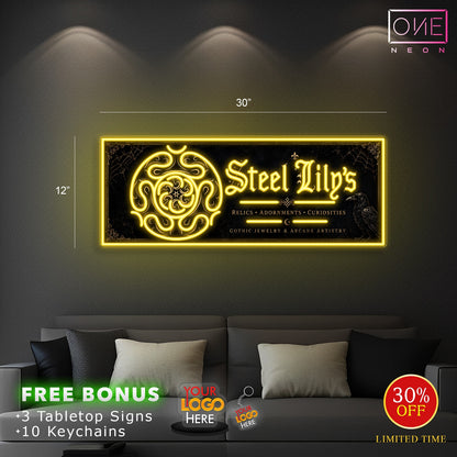 Steel Vips | LED Neon Sign