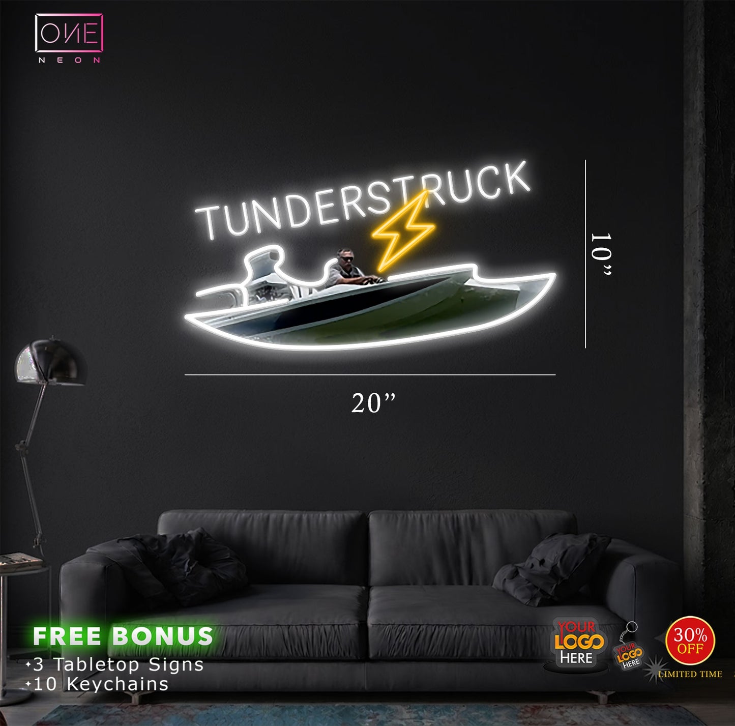TUNDERSTRUCK | LED Neon Sign