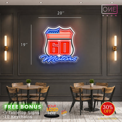 MOTORS 60 | LED Neon Sign