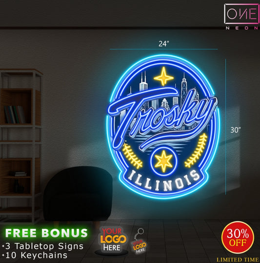 TROSKY logo | LED Neon Sign