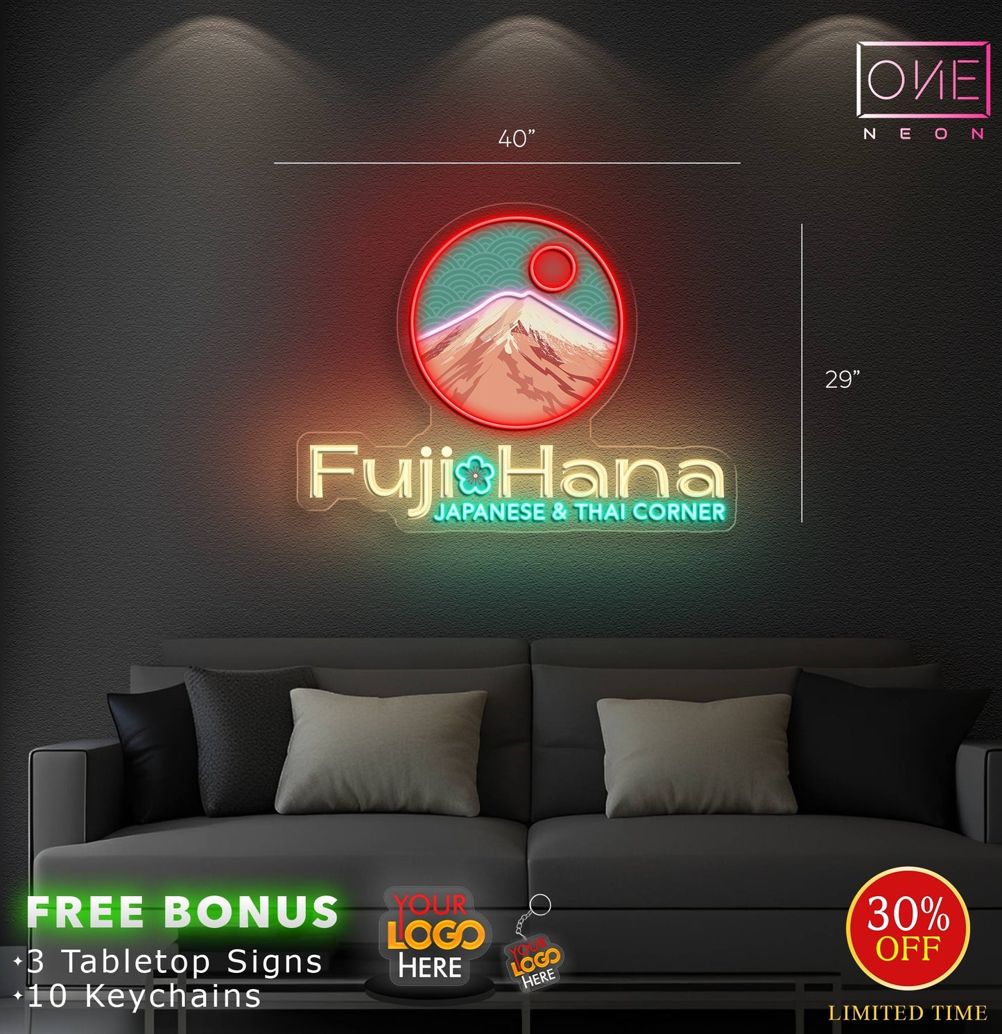 FUJI HANA | LED Neon Sign