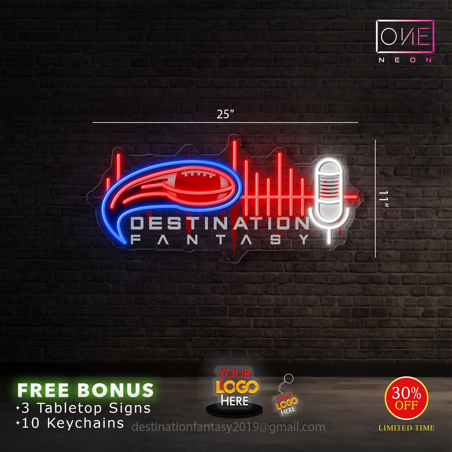DESTINATION FANTASY | LED Neon Signs