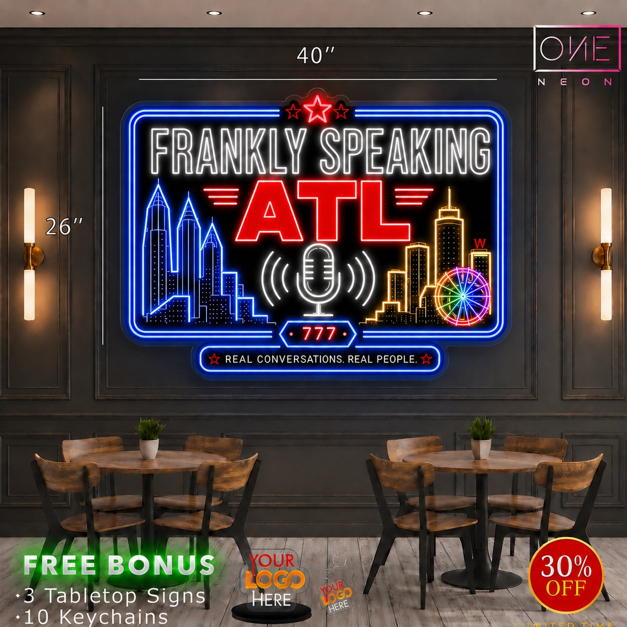 FRANKLY SPEAKING | LED Neon Sign