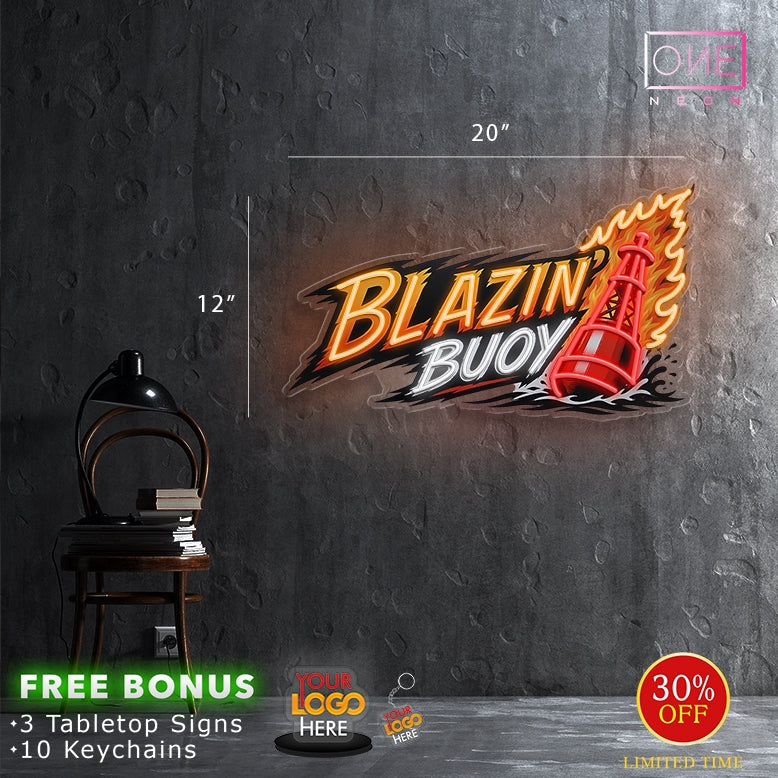 BLAZIN BUOY | LED Neon Sign