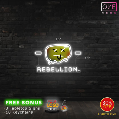 REBELLION | LED Neon Sign