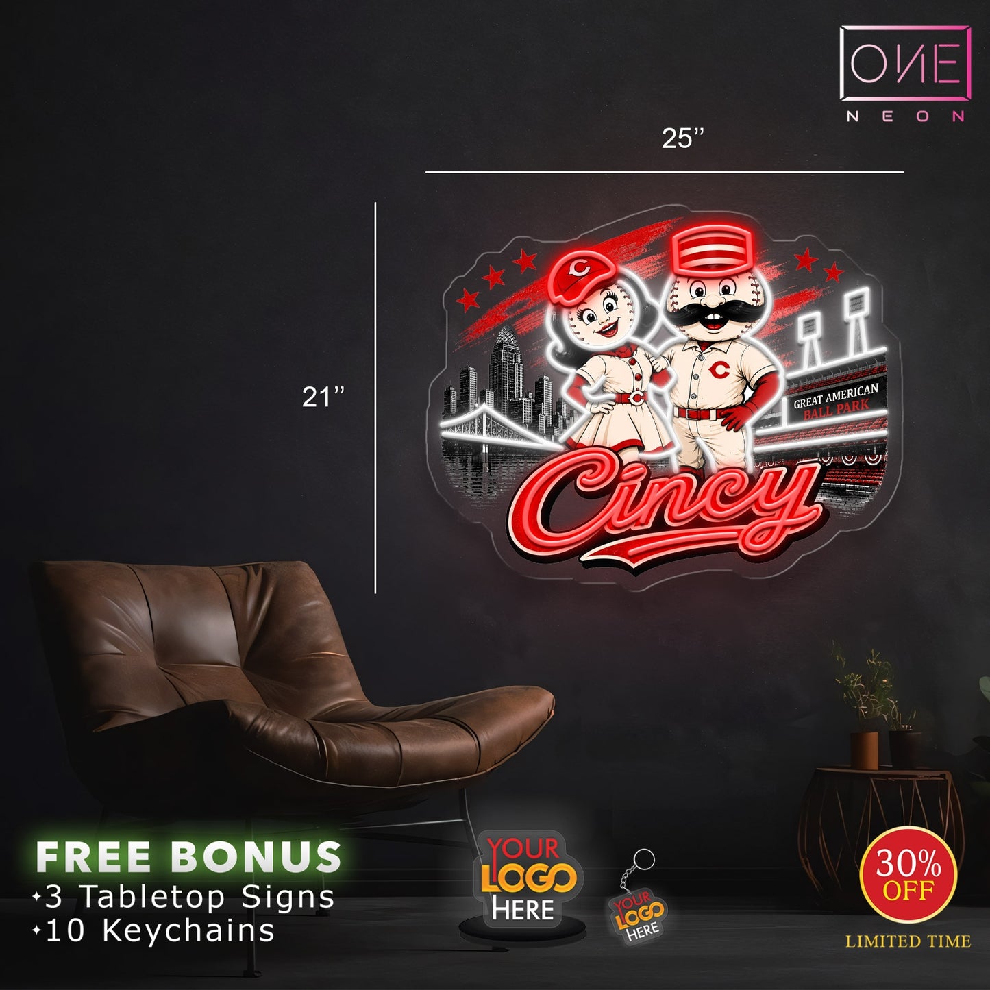 Cincy logo | LED Neon Sign