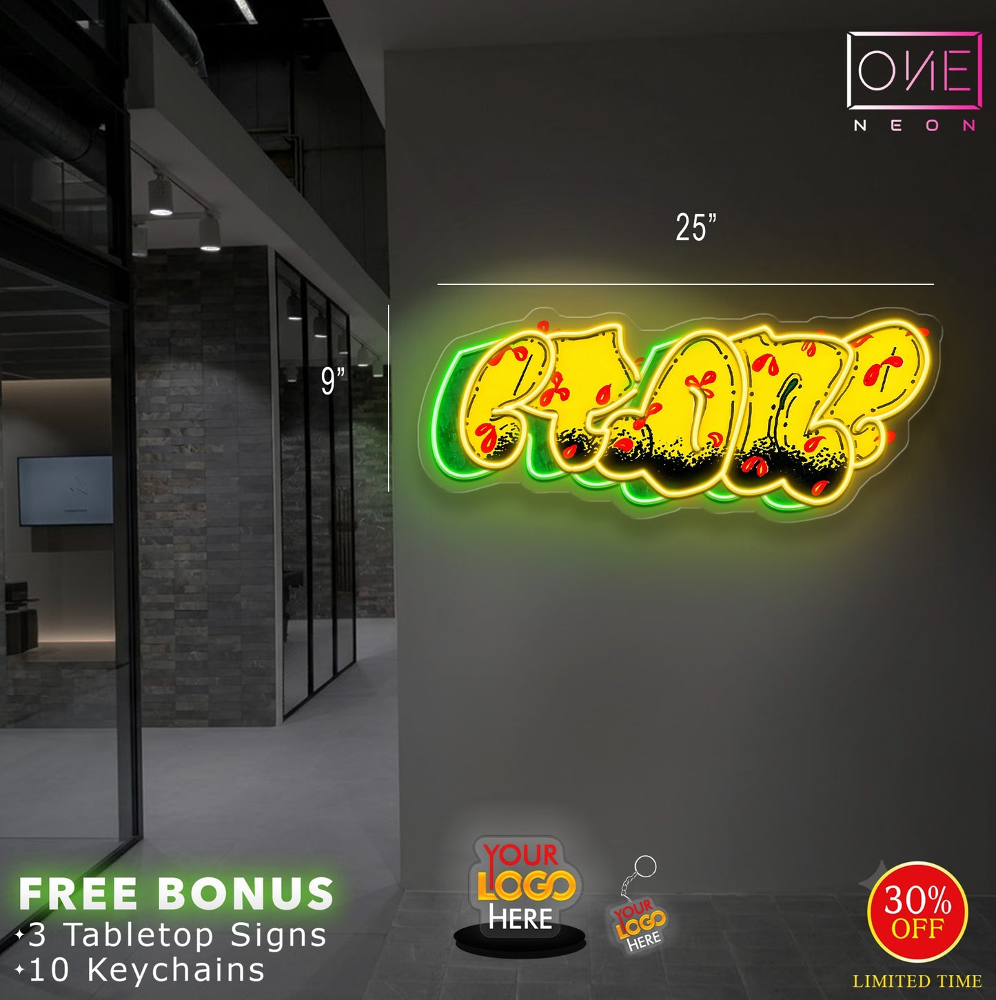 Custom logo 8 | LED Neon Sign