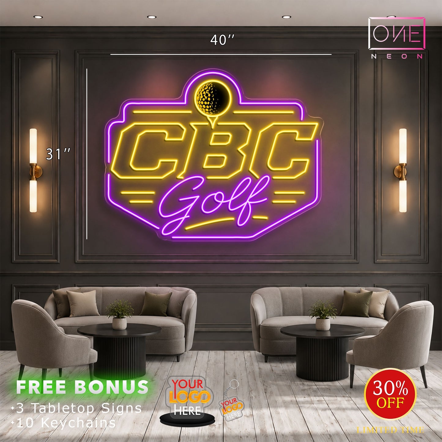 CBC GOLF | LED Neon Sign