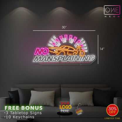 No Mansplaining | LED Neon Sign