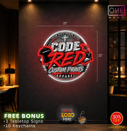CODE RED | LED Neon Sign