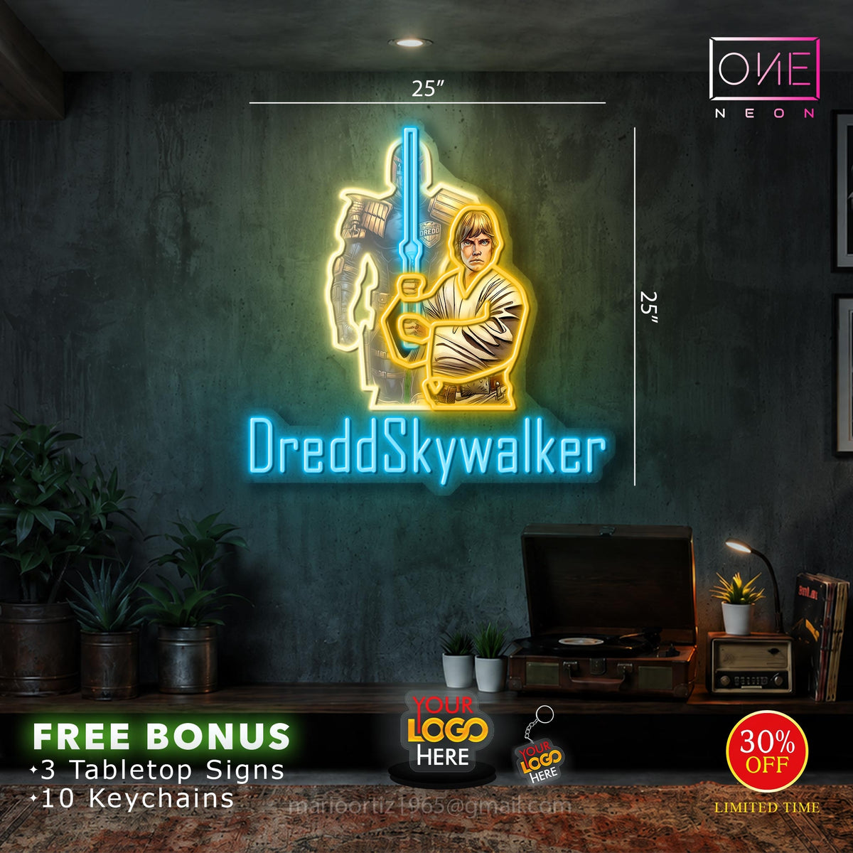 Dreddskywalker | LED Neon Sign