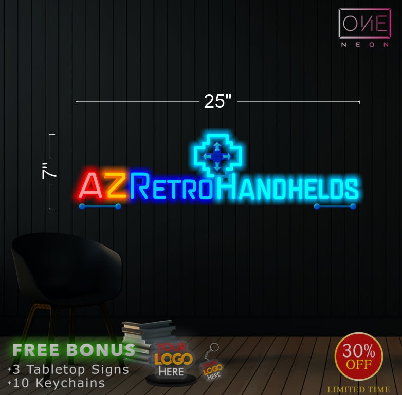 AZ RETRO HANDHELDS | LED Neon Sign