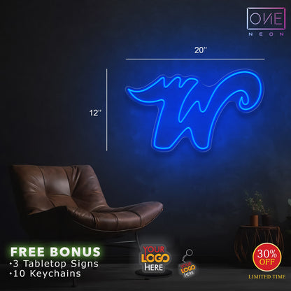 W logo | LED Neon Sign