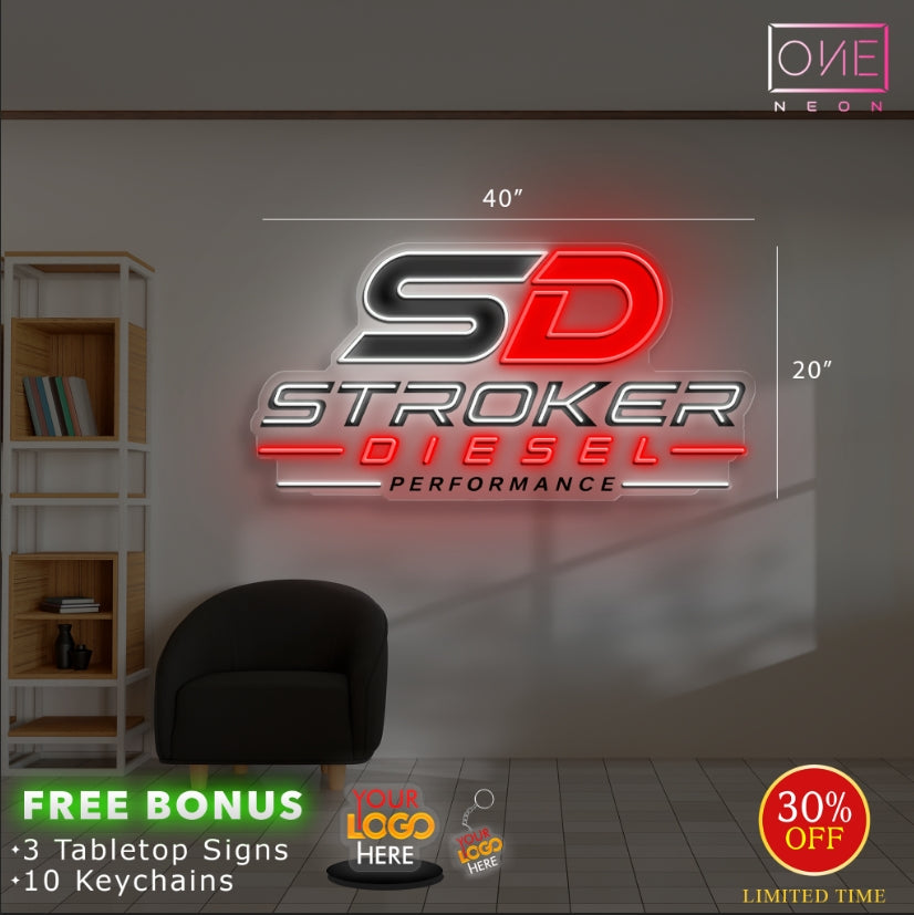 SD logo | LED Neon Sign