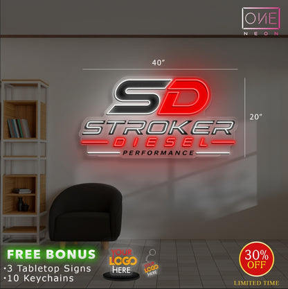 SD logo | LED Neon Sign