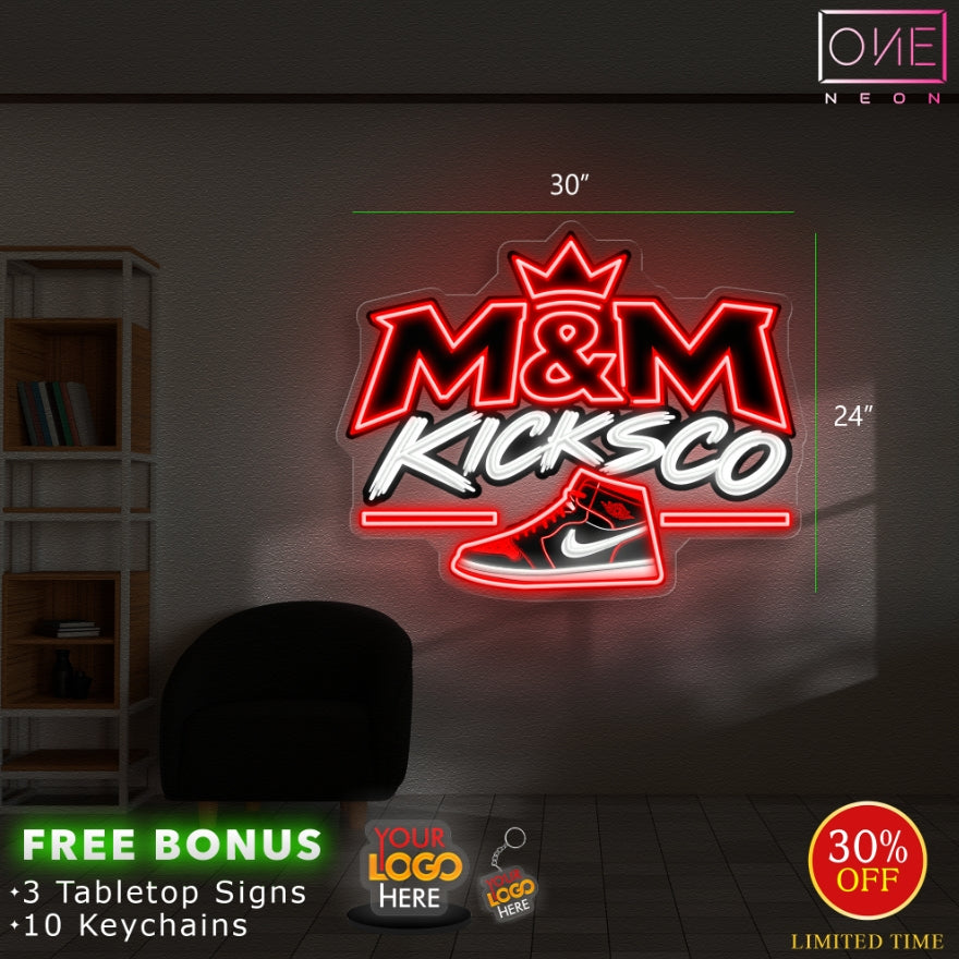 M&M KICKSCO | LED Neon Sign