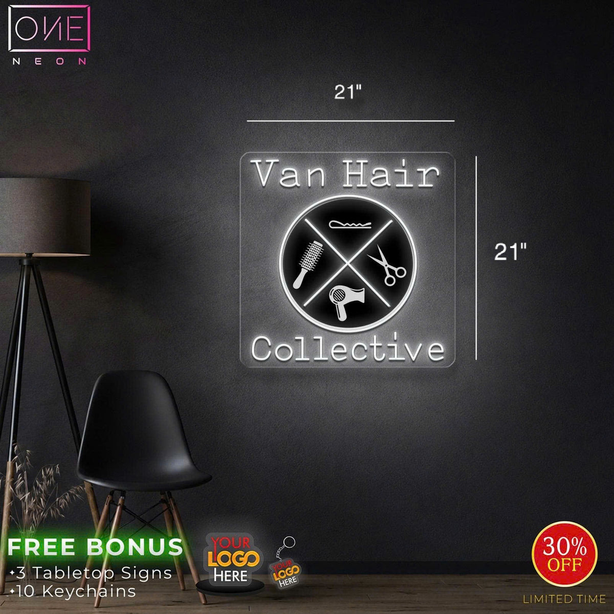 Van Hair Collective | LED Neon Sign