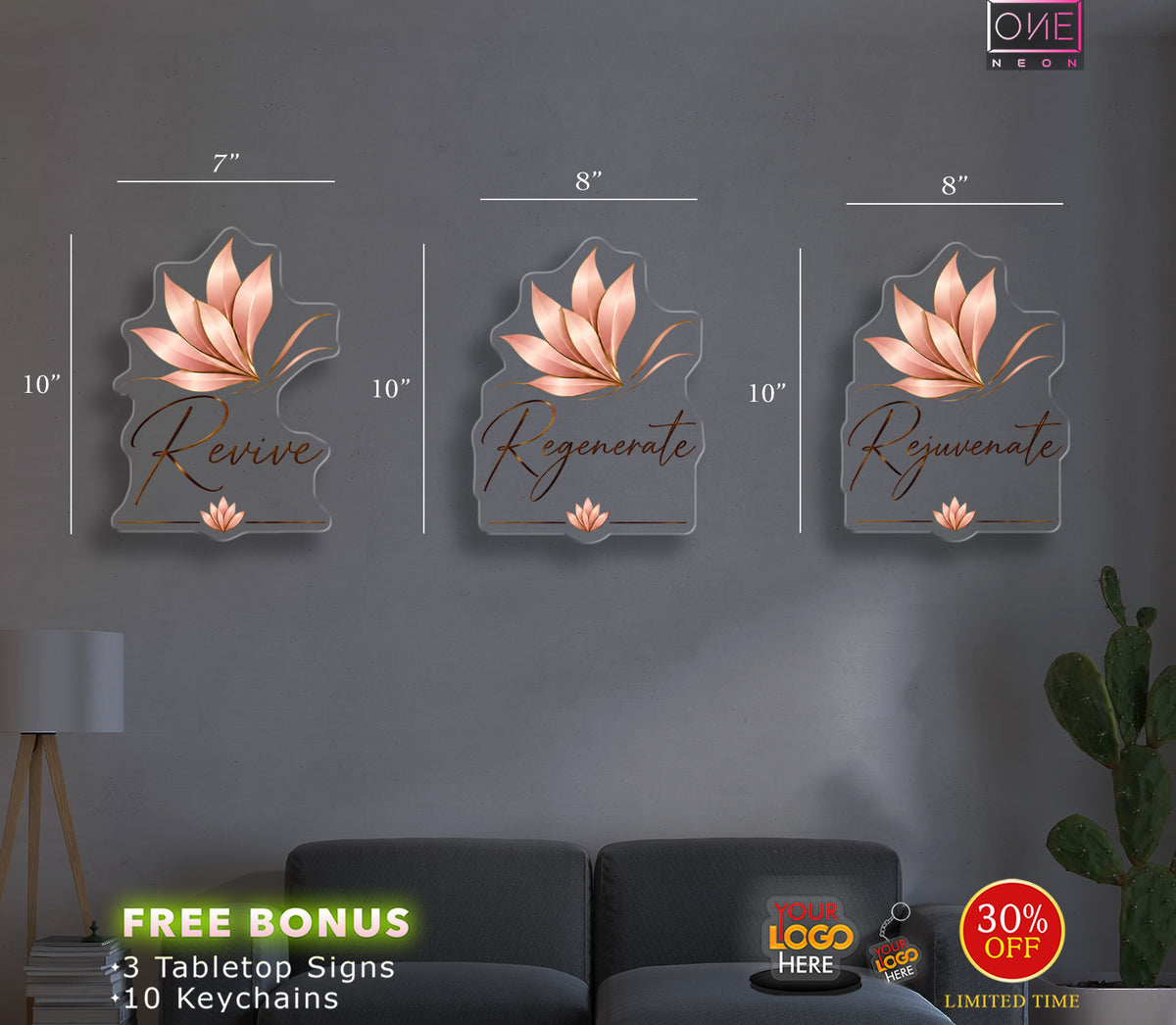 Enseigne néon LED œuvre d'art Tatoueur