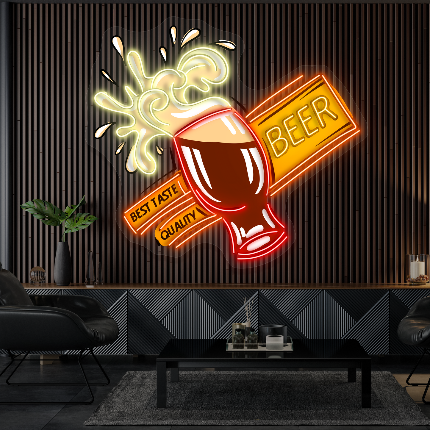 Meilleure Qualité Goût Bière Néon Led Enseigne