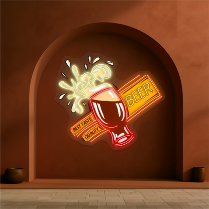 Meilleure Qualité Goût Bière Néon Led Enseigne