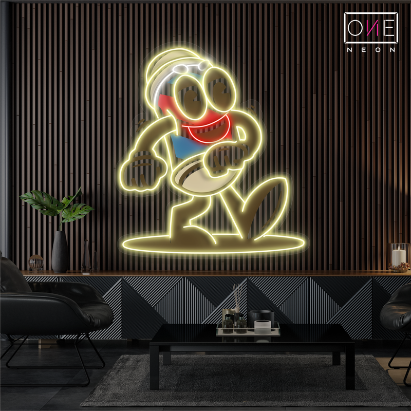 Enseigne lumineuse LED Néon Artwork Barber Buddy
