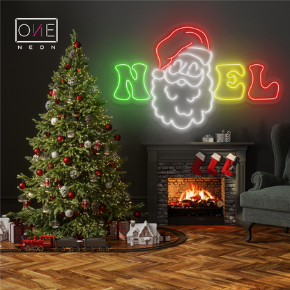 Enseigne au néon LED Père Noël