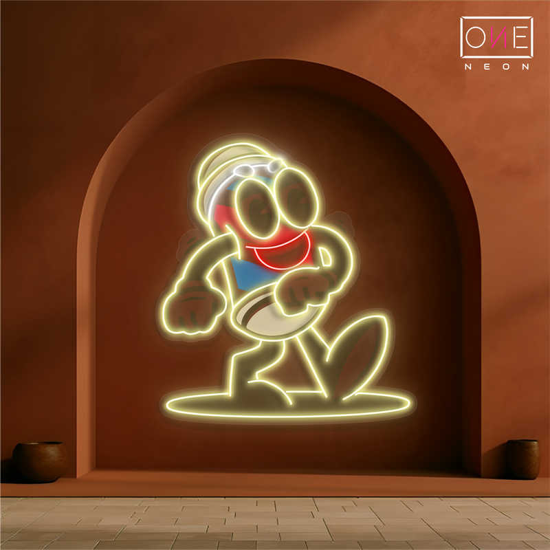 Enseigne lumineuse LED Néon Artwork Barber Buddy
