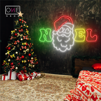 Enseigne au néon LED Père Noël