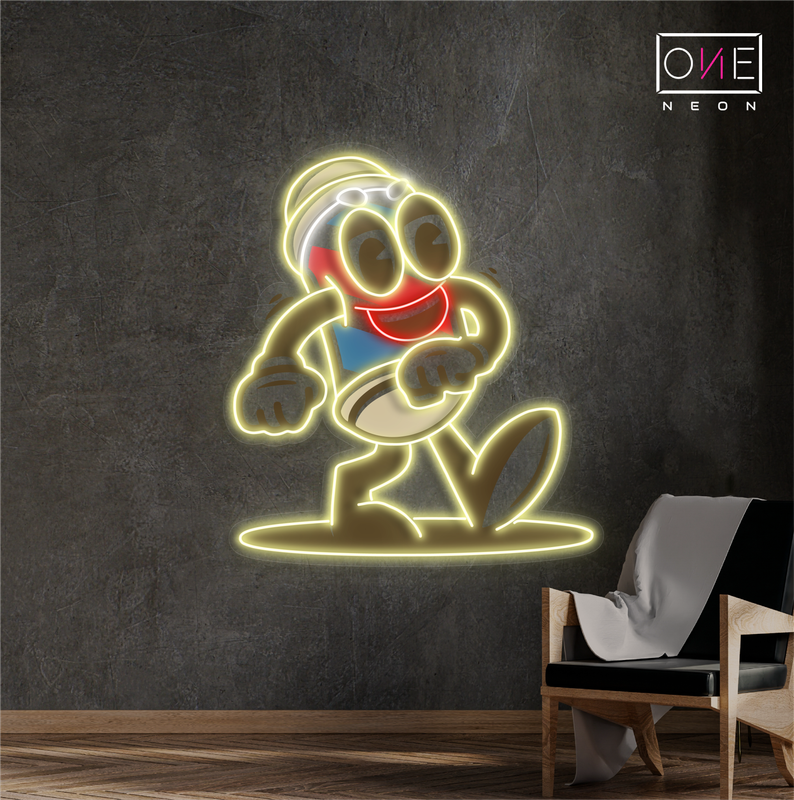 Enseigne lumineuse LED Néon Artwork Barber Buddy