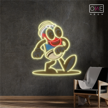 Enseigne lumineuse LED Néon Artwork Barber Buddy